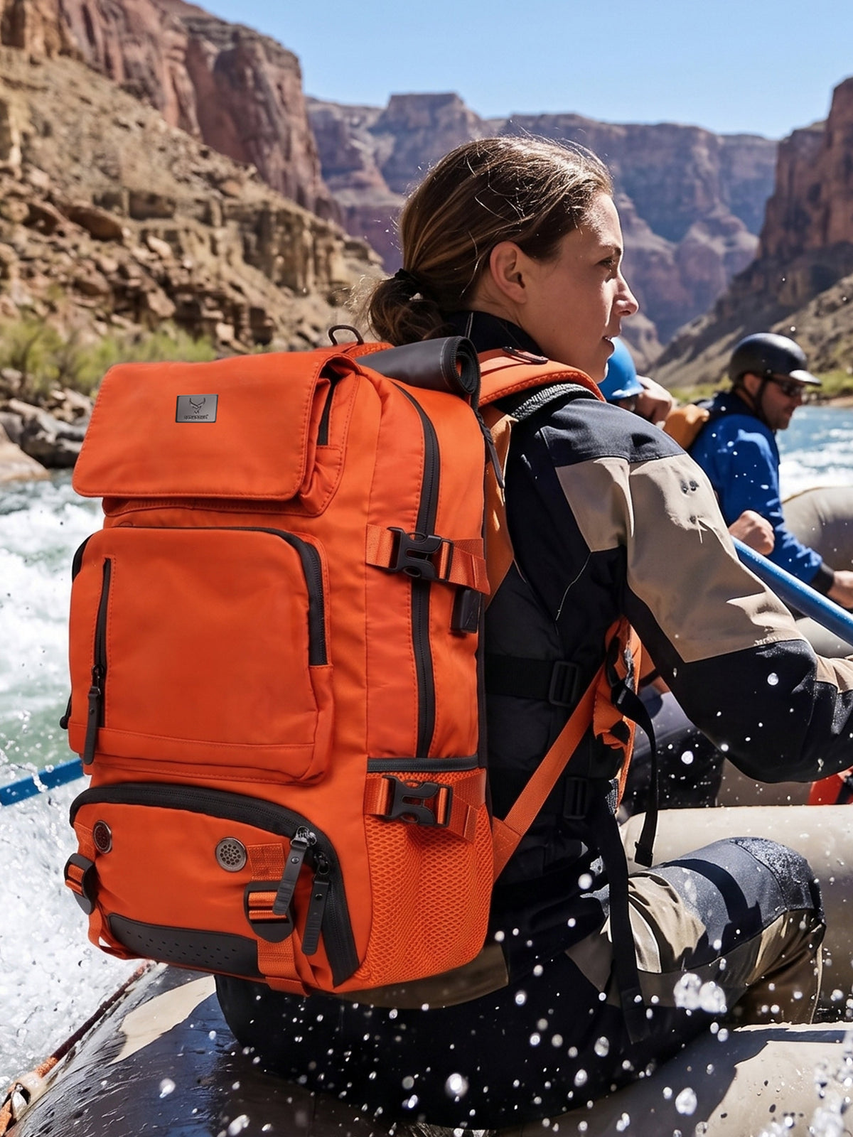 TriMode Voyager 30L 3-in-1 Travel Backpack - Orange
