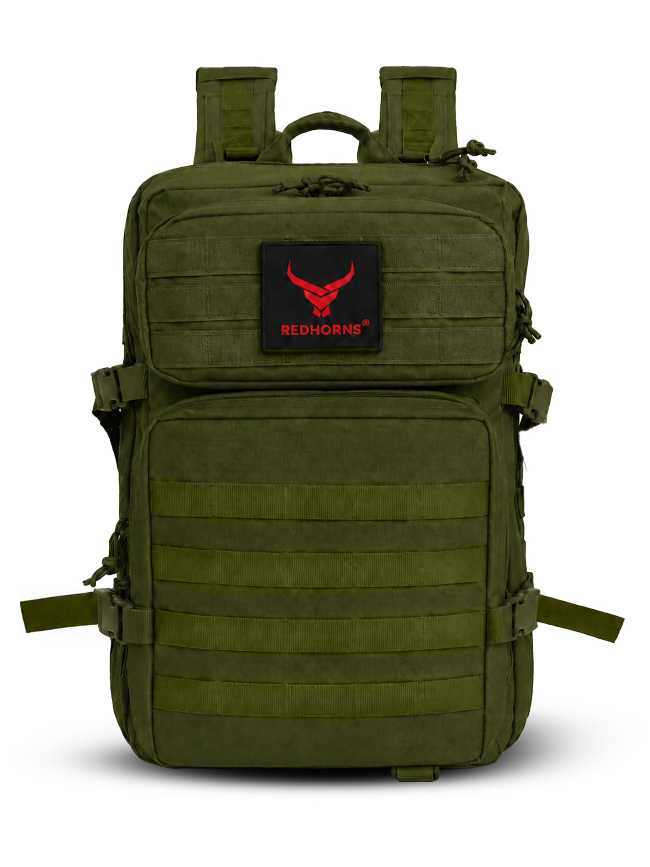 REDHORNS 52L Military Tactical Backpack - Olive Green - BP093HO_1.jpg