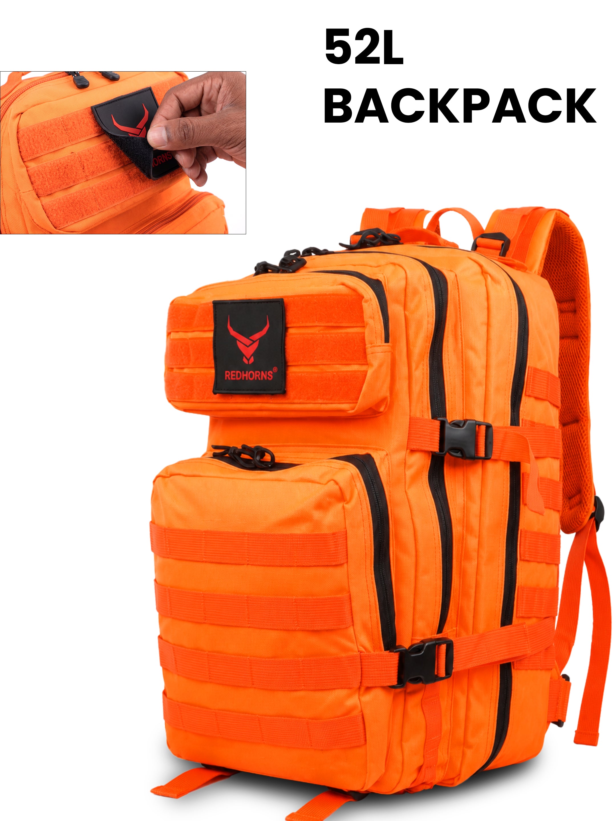 REDHORNS 52L Military Tactical Backpack - Orange - BP093T_8.jpg