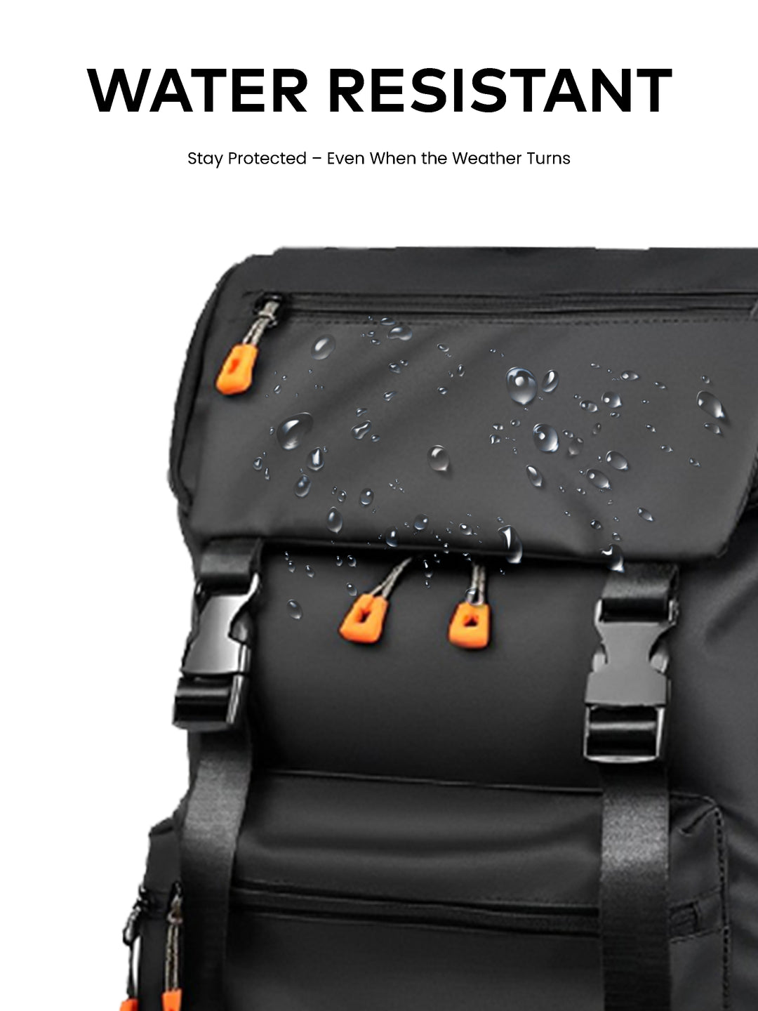 Backpack for men laptop backpack waterproof laptop backpack hiking backpack travel backpack for men#color_black