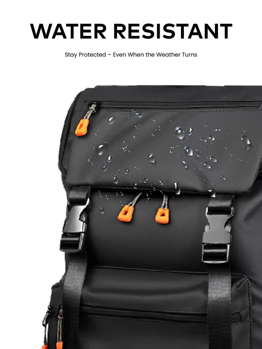 Backpack for men laptop backpack waterproof laptop backpack hiking backpack travel backpack for men#color_black