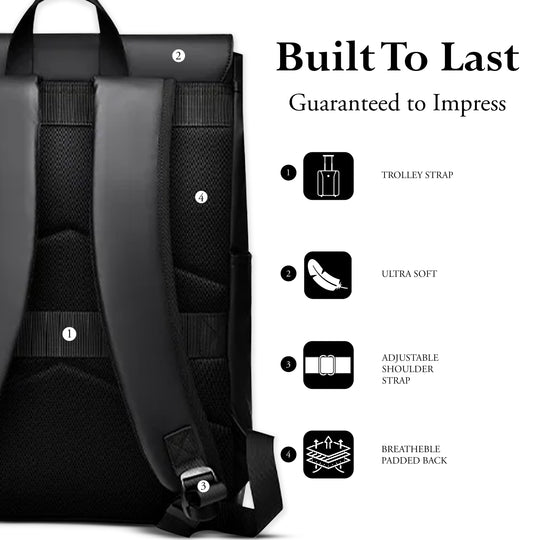 25L Waterproof Travel Backpack With Laptop Compartment