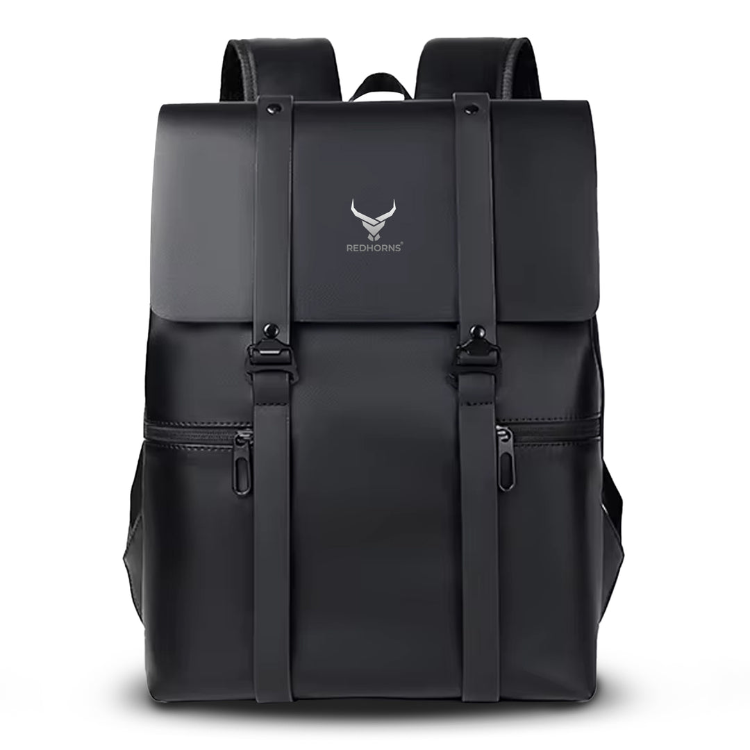 25l waterproof laptop backpack trolley strap shoulder bag travel backpack business tour corporate look#color_black
