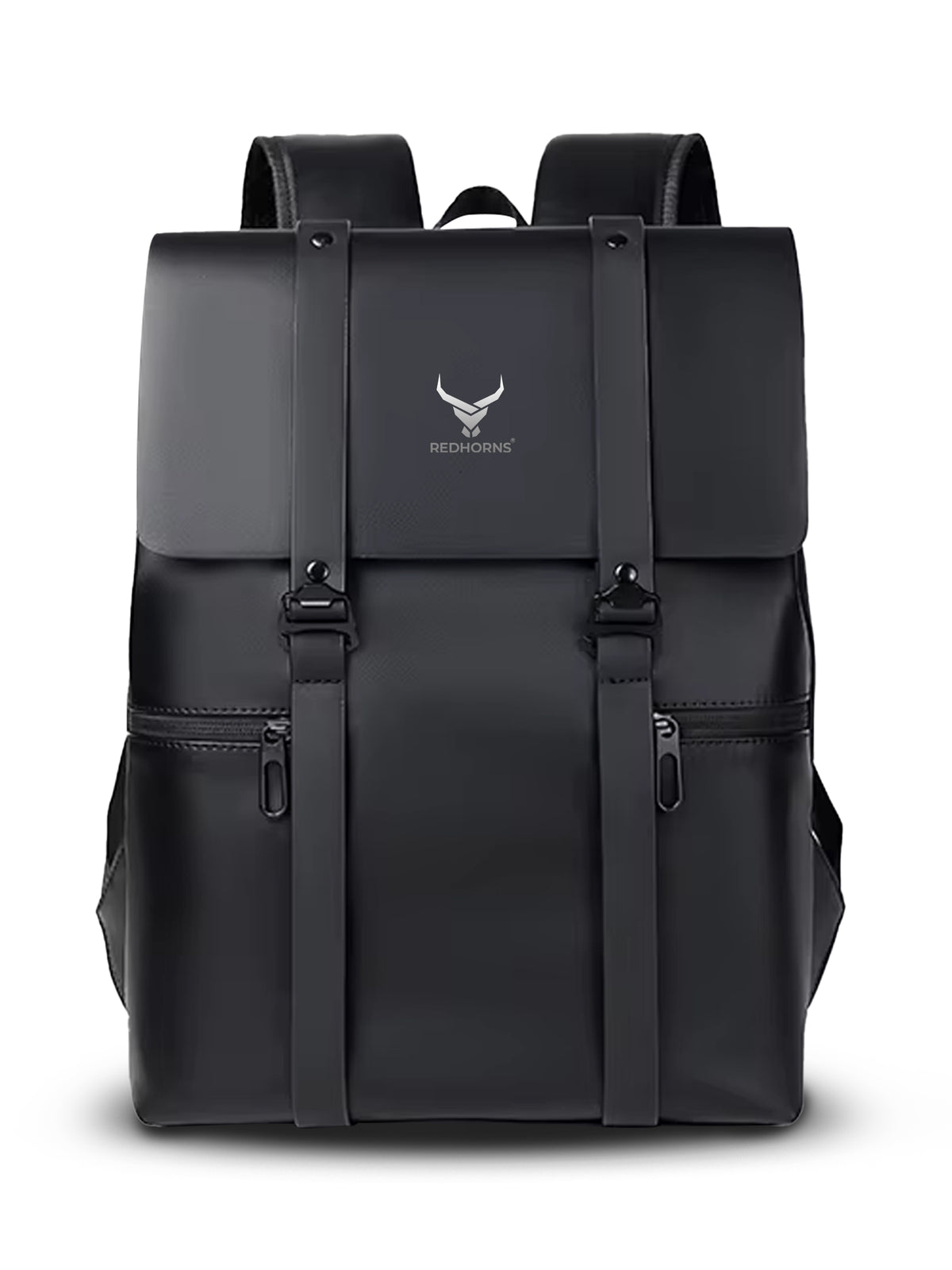 25l waterproof laptop backpack trolley strap shoulder bag travel backpack business tour corporate look#color_black