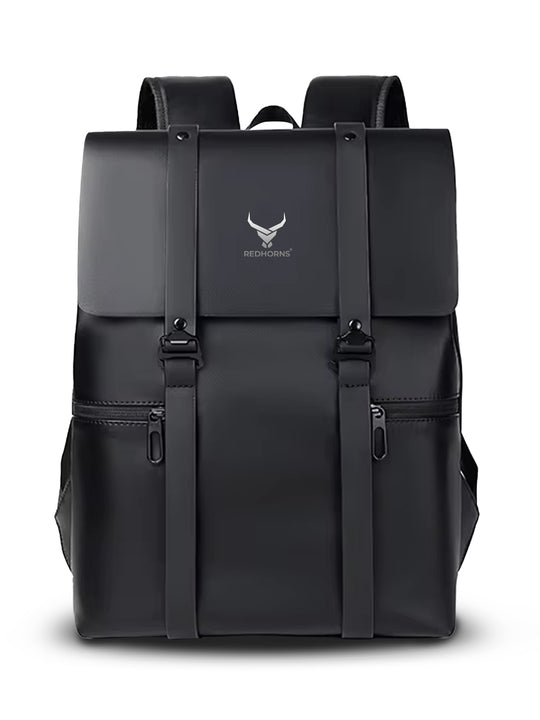25l waterproof laptop backpack trolley strap shoulder bag travel backpack business tour corporate look#color_black