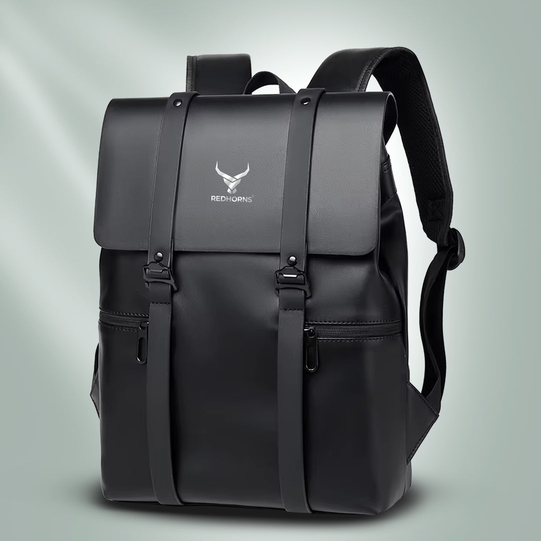 25l waterproof laptop backpack trolley strap shoulder bag travel backpack business tour corporate look#color_black