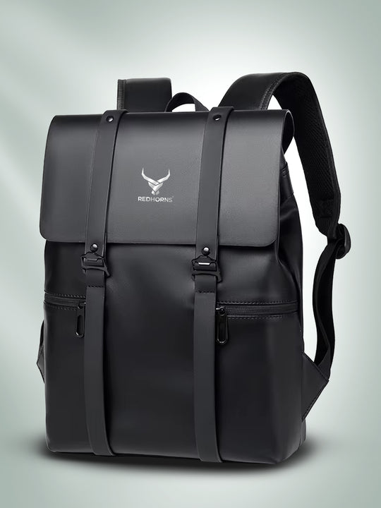 25l waterproof laptop backpack trolley strap shoulder bag travel backpack business tour corporate look#color_black