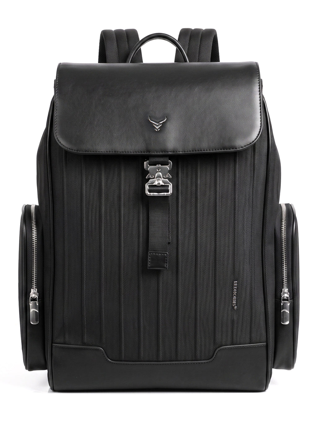 REDHORNS Carbon Fiber 27L Laptop Backpack - Black - front view