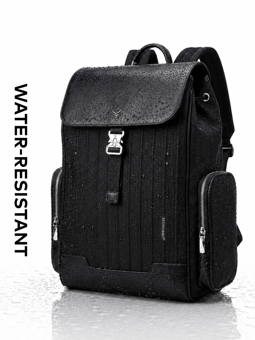 REDHORNS Carbon Fiber 27L Laptop Backpack - Black - detail