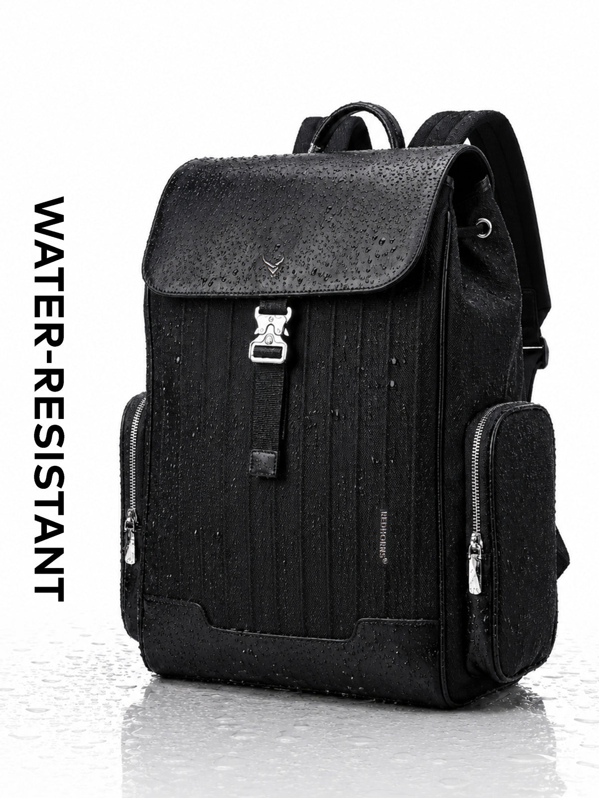 REDHORNS Carbon Fiber 27L Laptop Backpack - Black - detail