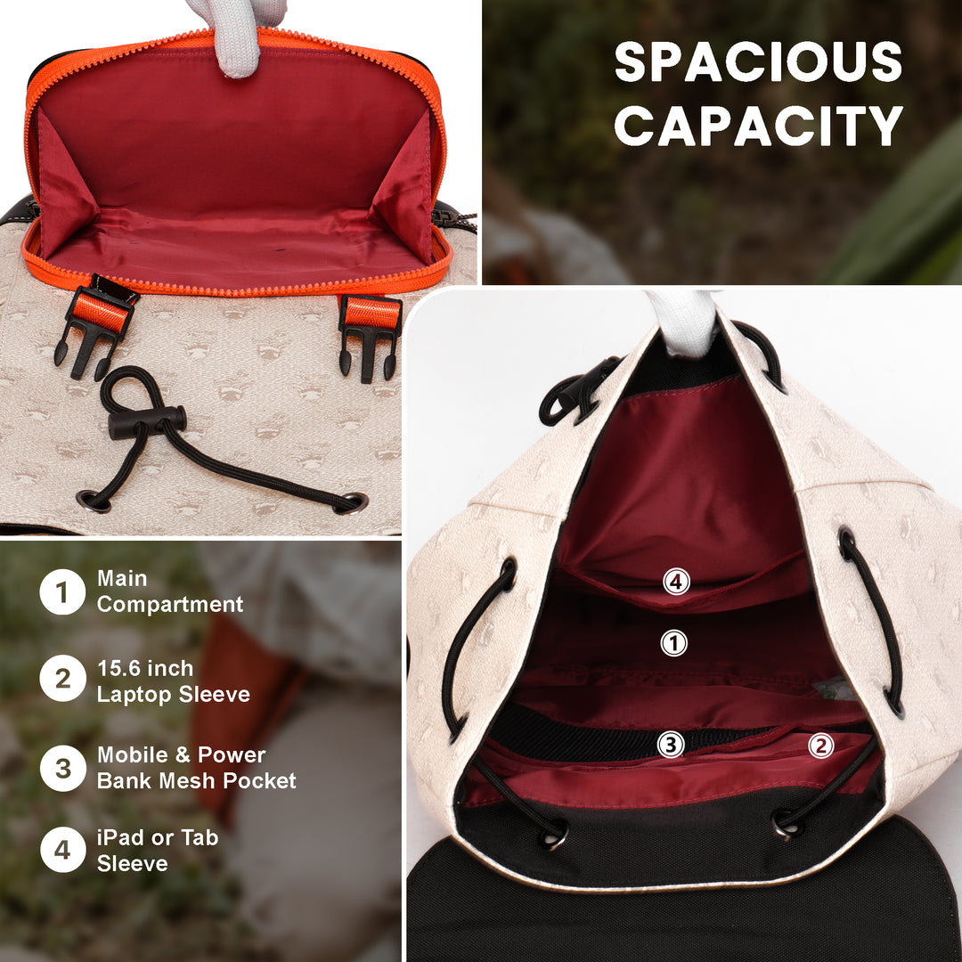 25L Waterproof Teppanyaki Hiking Laptop Backpack