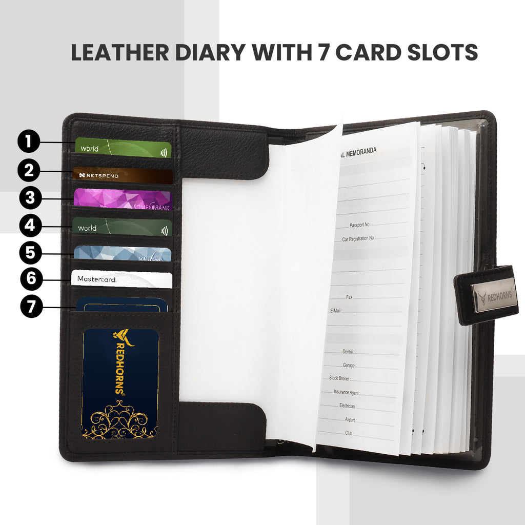 Diary Combo Set With Leather Wallet, Pen & Keyring