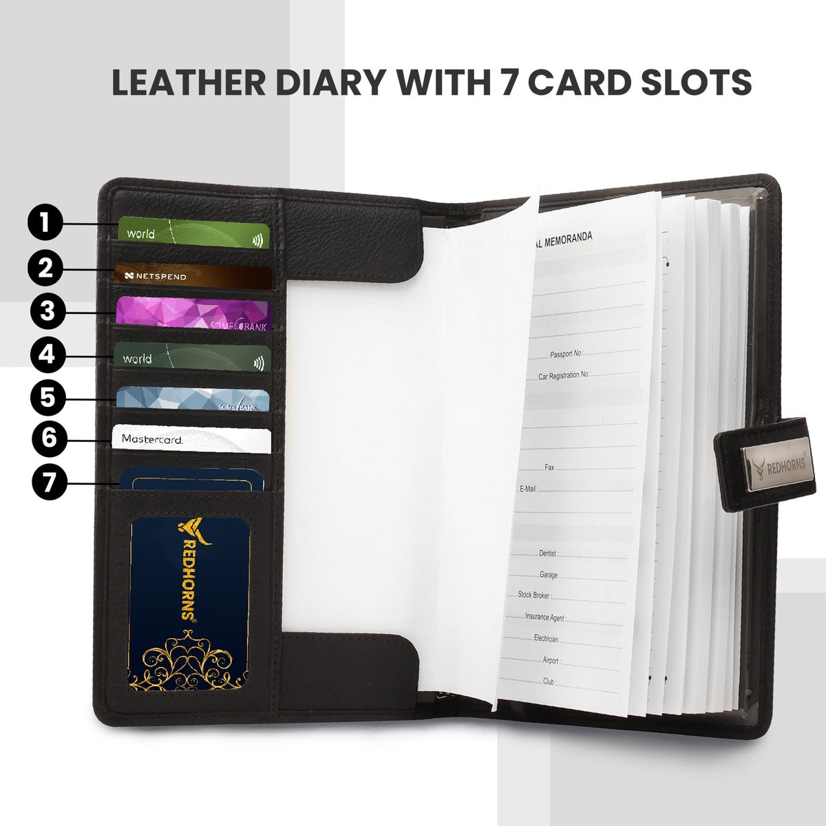 Diary Combo Set With Leather Wallet, Pen & Keyring