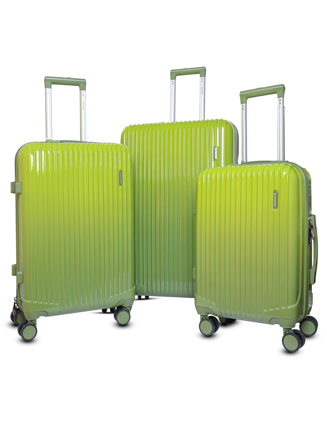 Lightweight luggage trolley bag set of 3 valentine day gift valentine week gift#color_tea-green