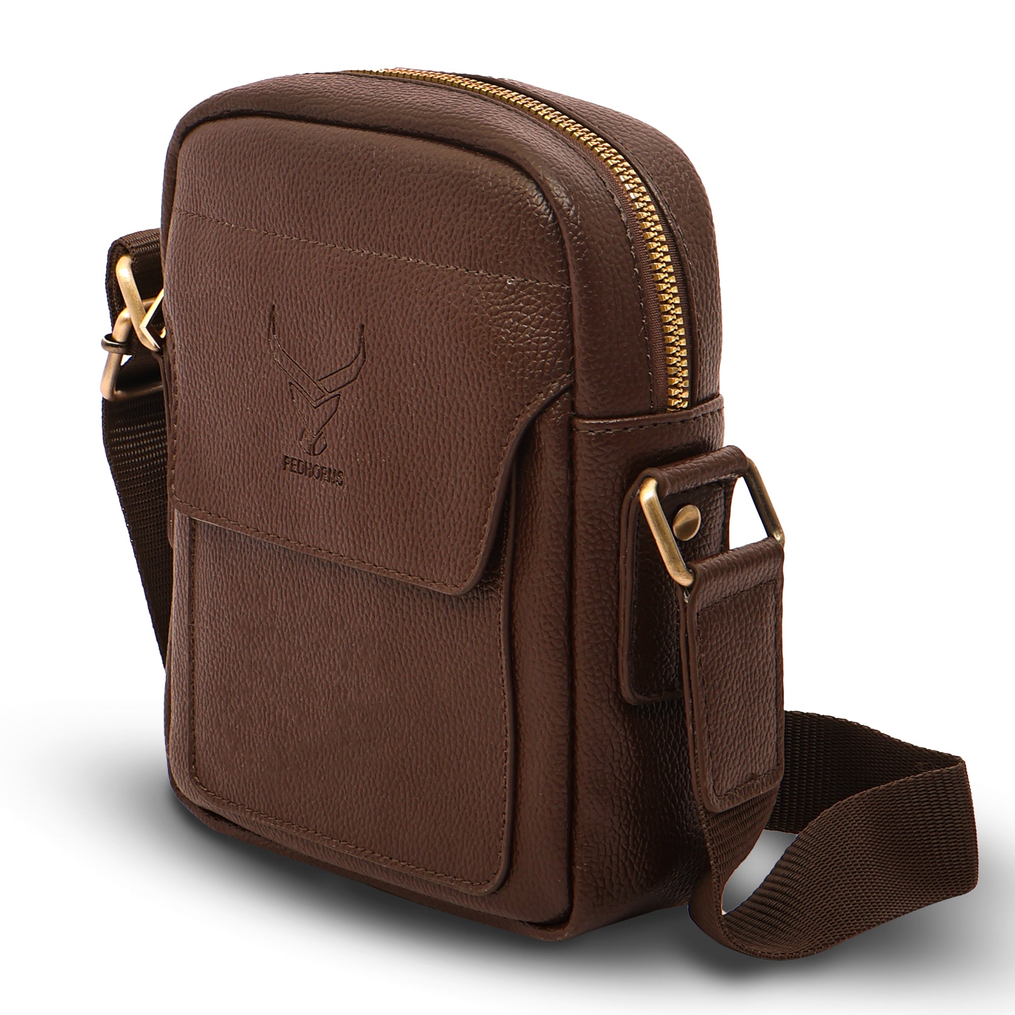 Faux Leather Sling Bag