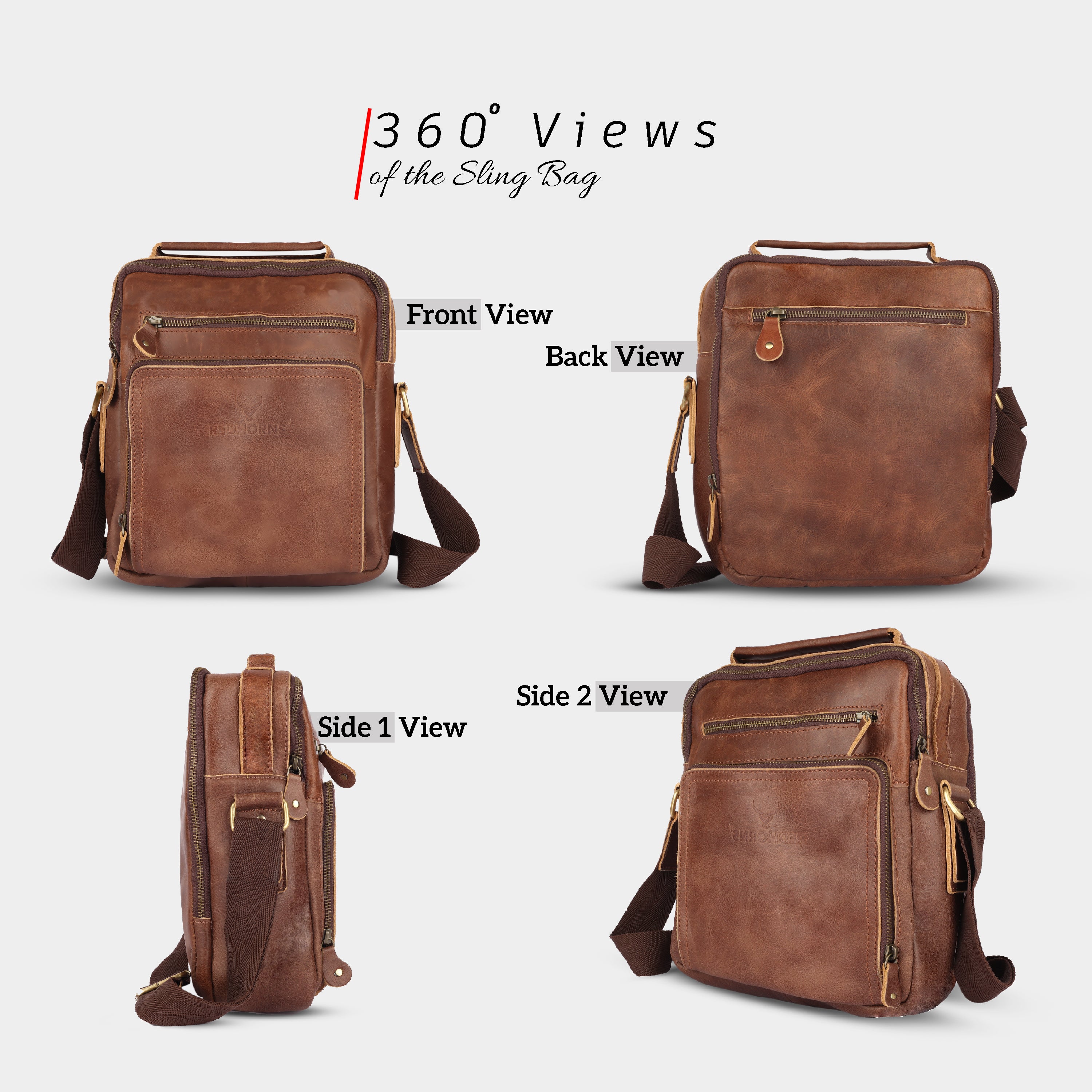 Men Leather Sling Bags - Buy Leather Sling Bags for Men Online in India