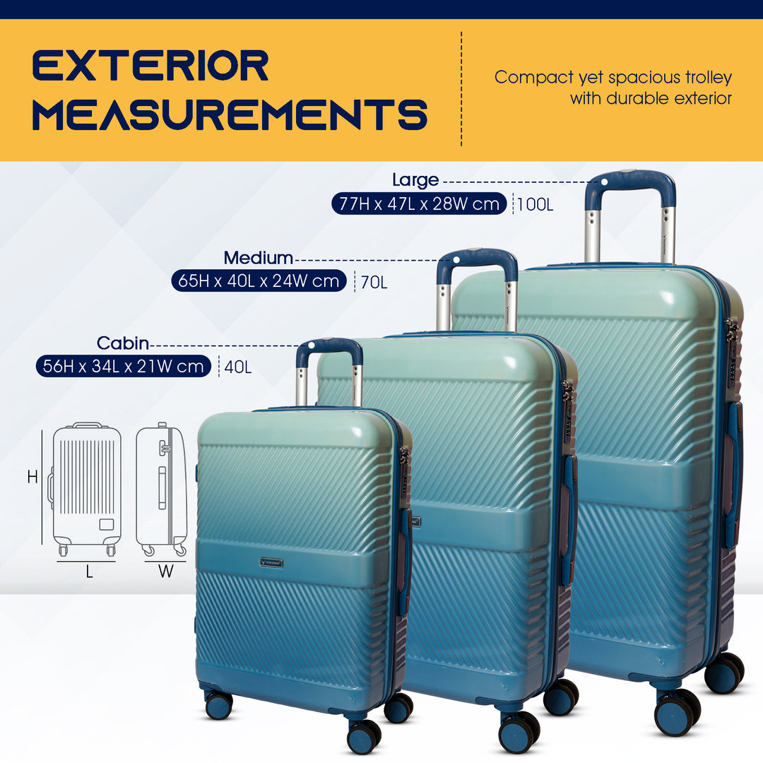 Suitcase bag trolley bag cabin suitcase cabin luggage luggage trolley#color_blue