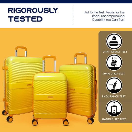 Suitcase bag trolley bag cabin suitcase cabin luggage luggage trolley#color_yellow