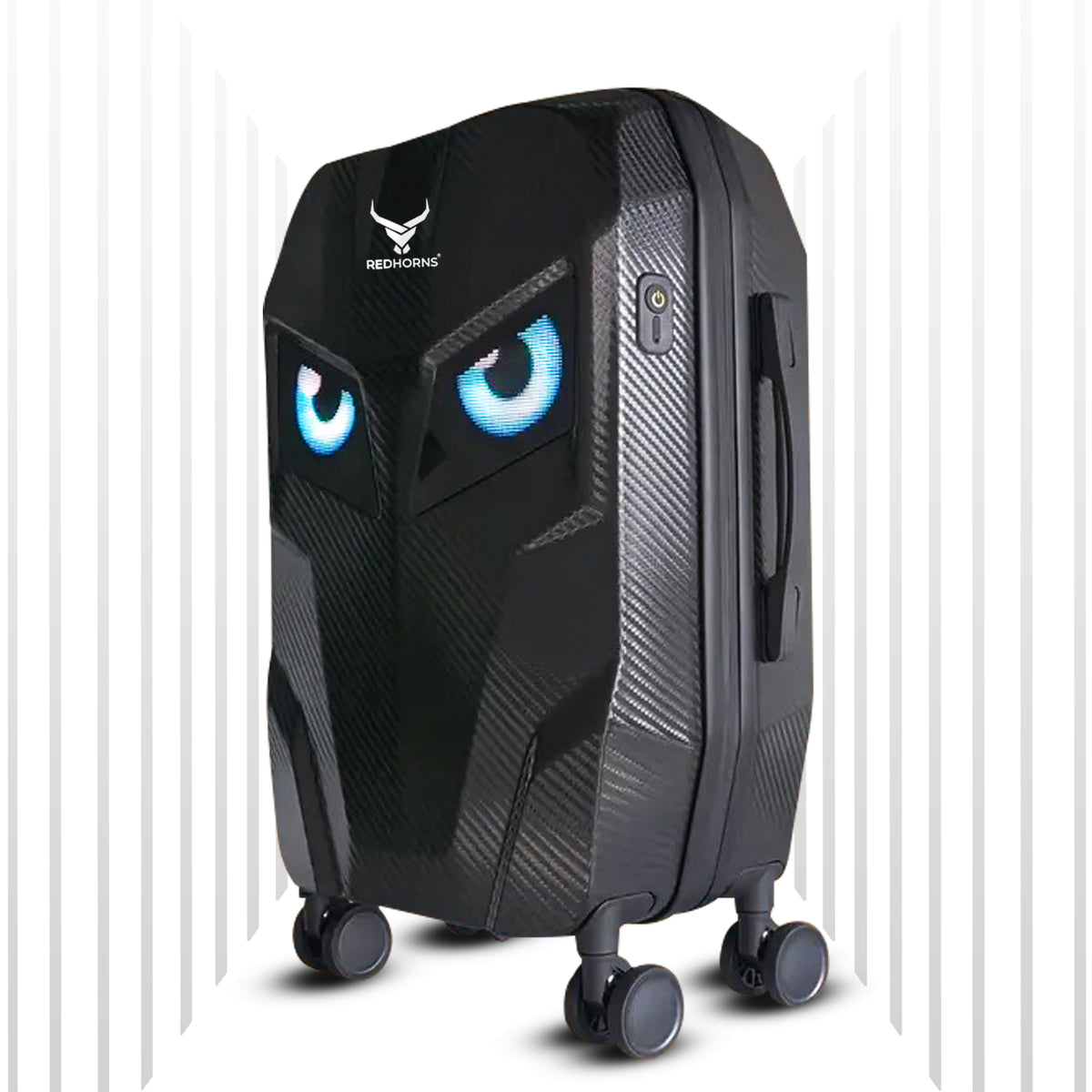Lightweight led trolley bag #color_textured