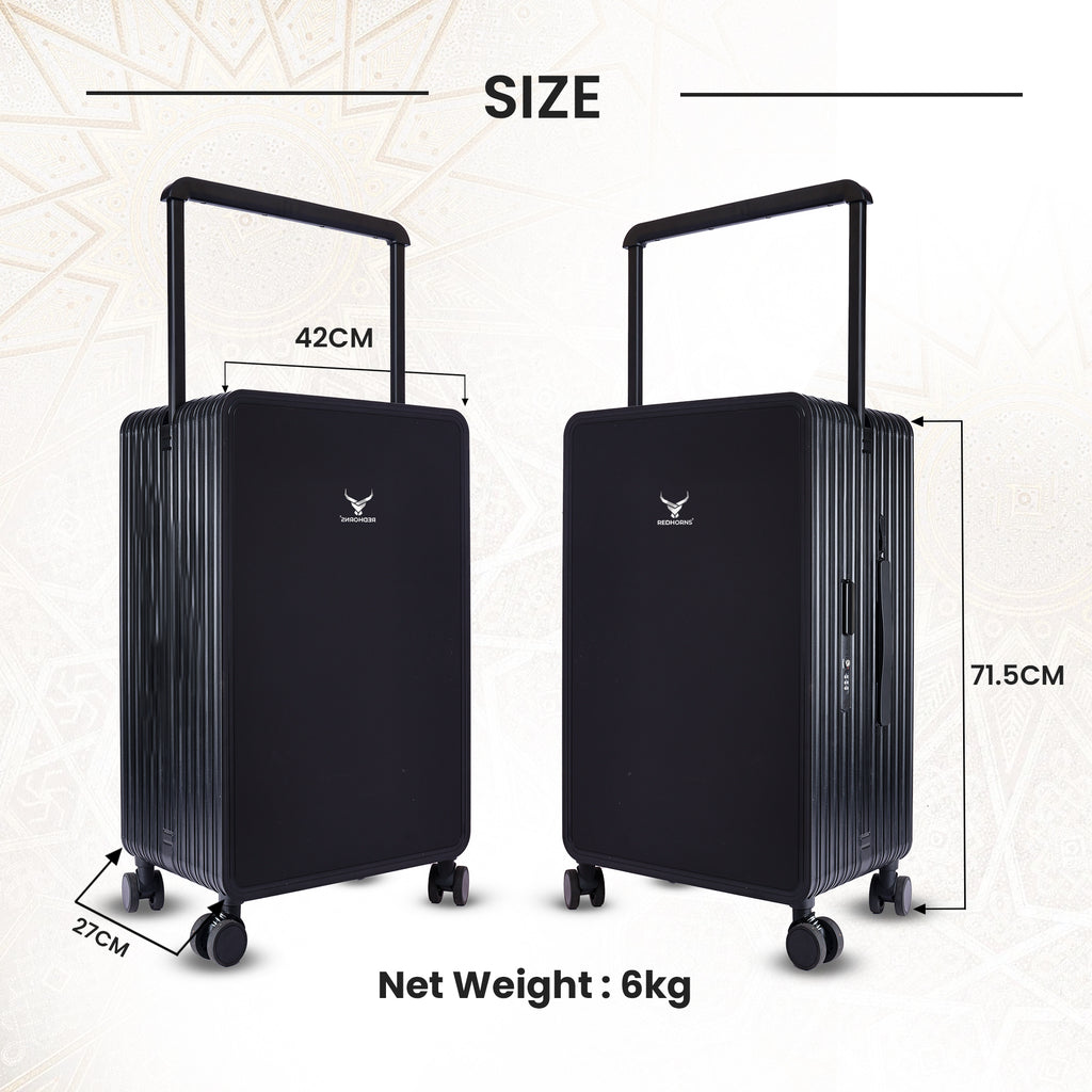 Lightweight luggage trolley bag #color_black