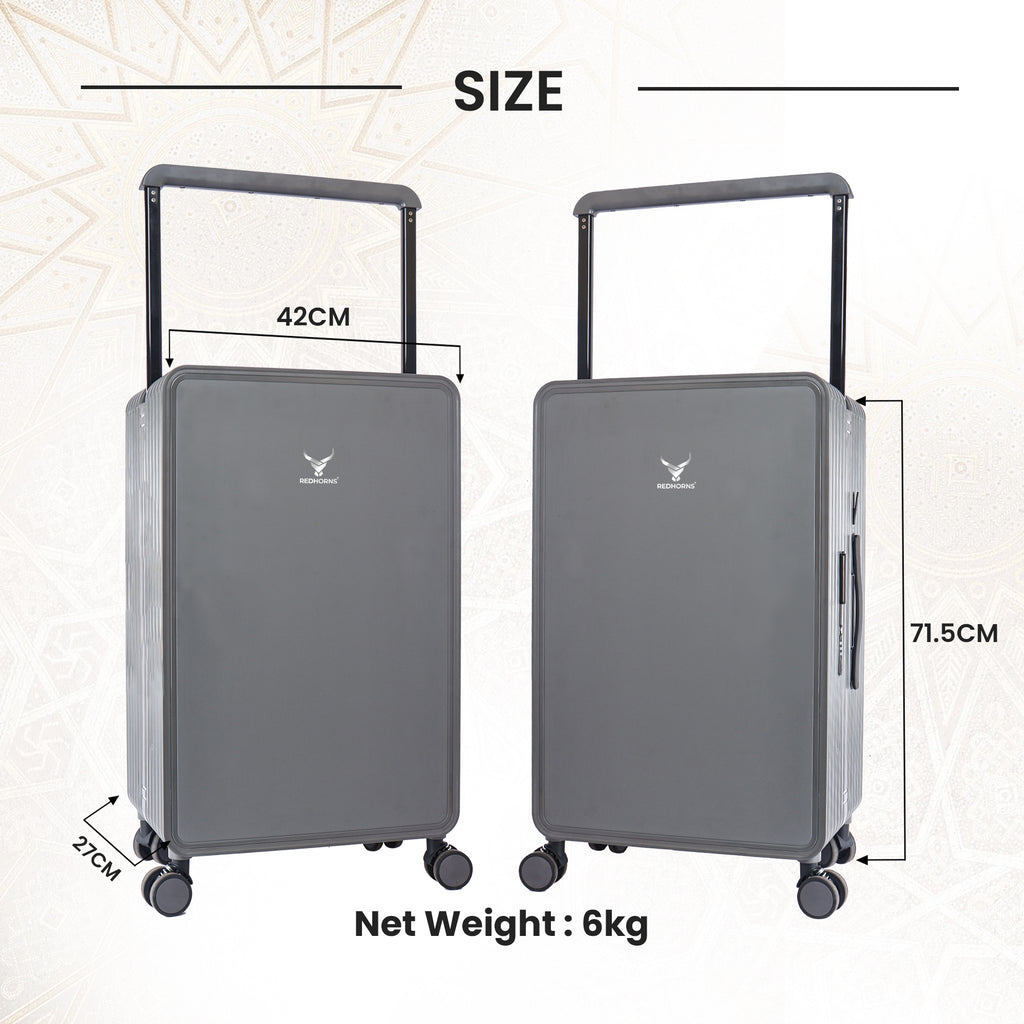 Lightweight luggage trolley bag #color_grey