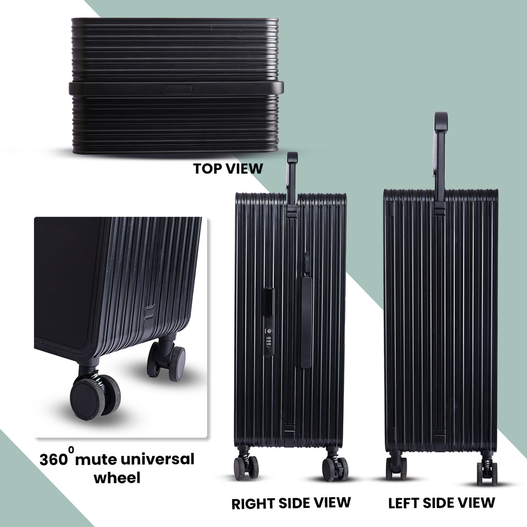 Lightweight luggage trolley bag #color_black