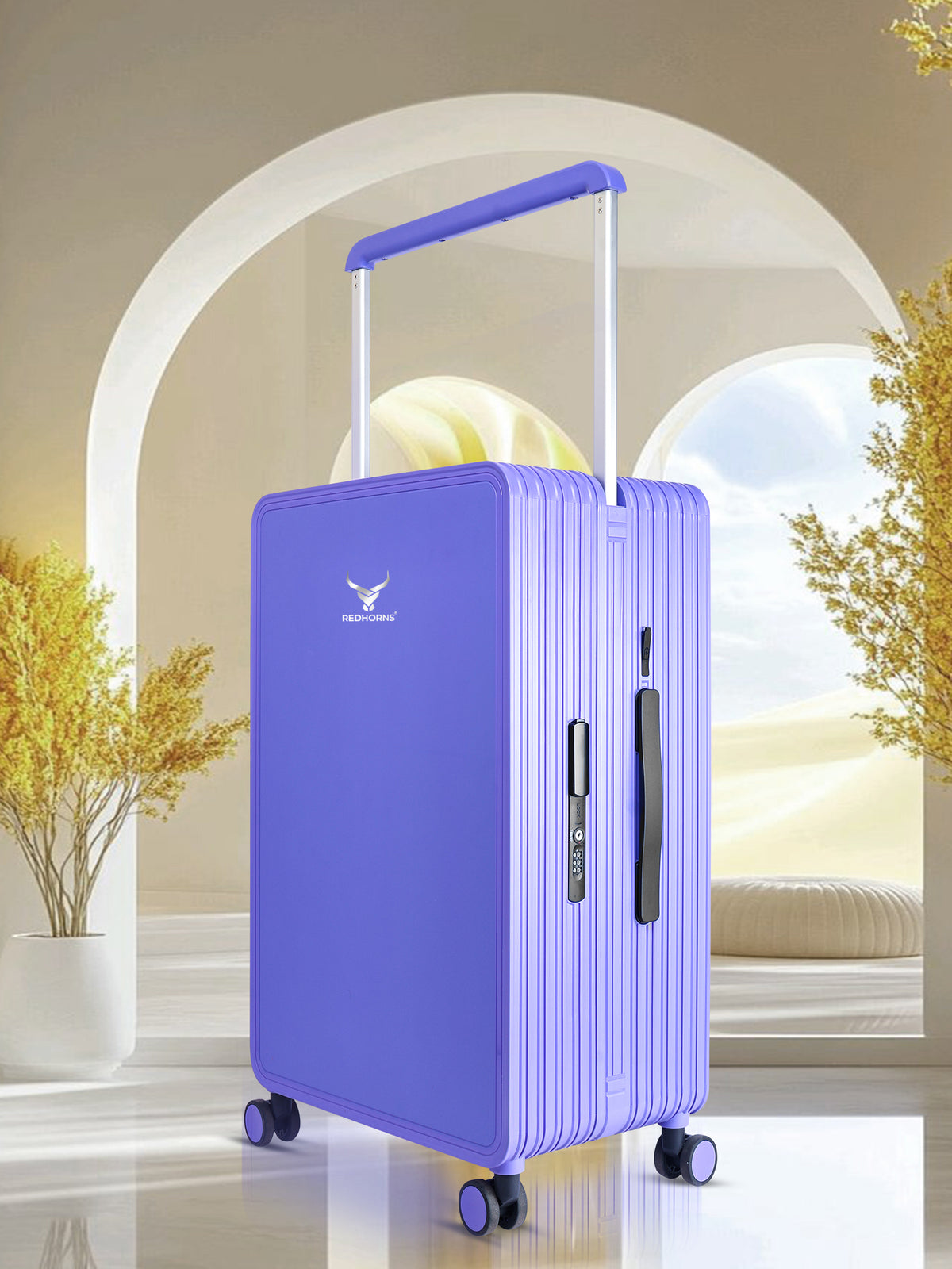 Lightweight luggage trolley bag #color_purple