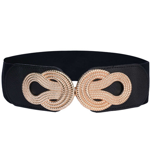 Redhorns Elastic Ladies Wide Belt#color_black