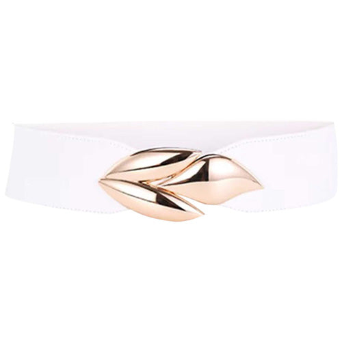 Redhorns Elastic Ladies Wide Belt#color_white