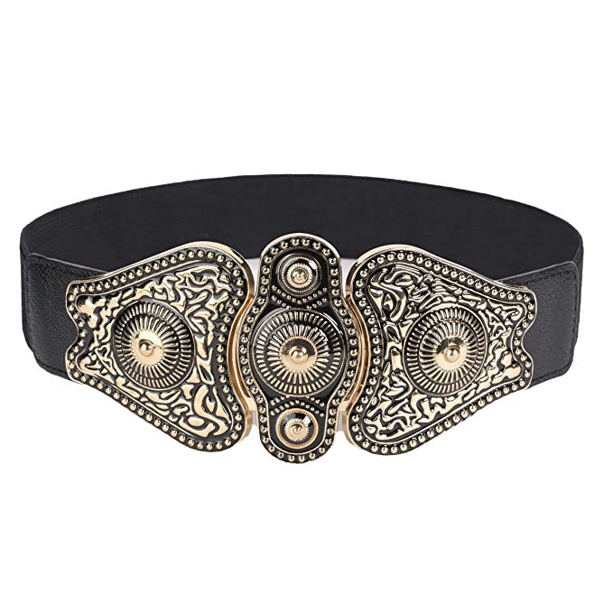Redhorns Elastic Ladies Wide Belt#color_black