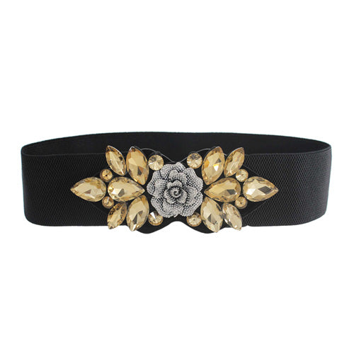 Redhorns Elastic Ladies Belt#color_gold