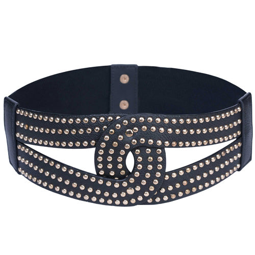 Redhorns Elastic Ladies Wide Belt#color_black