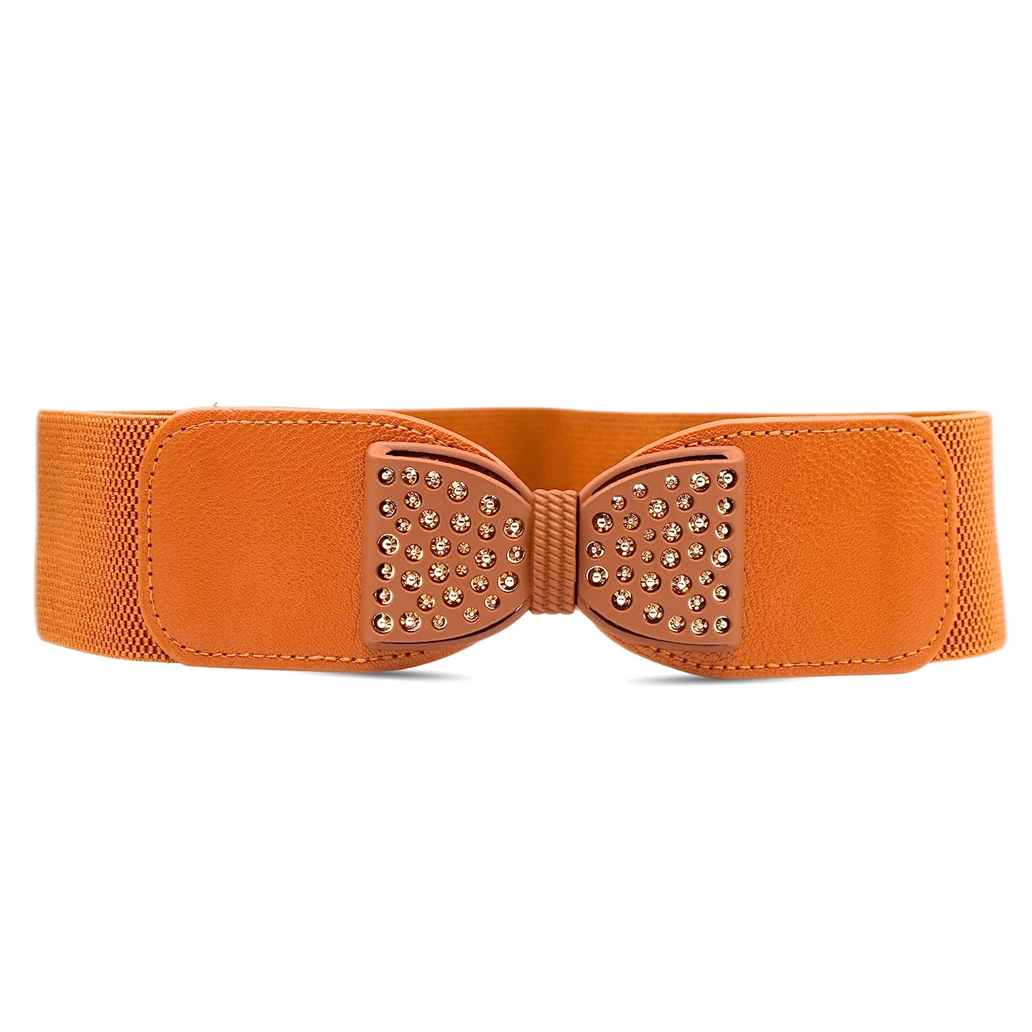 Redhorns Elastic Ladies Wide Belt#color_tan