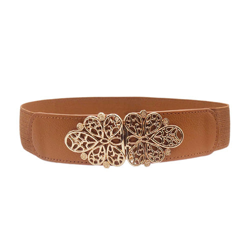 Redhorns Elastic Ladies Belt#color_brown