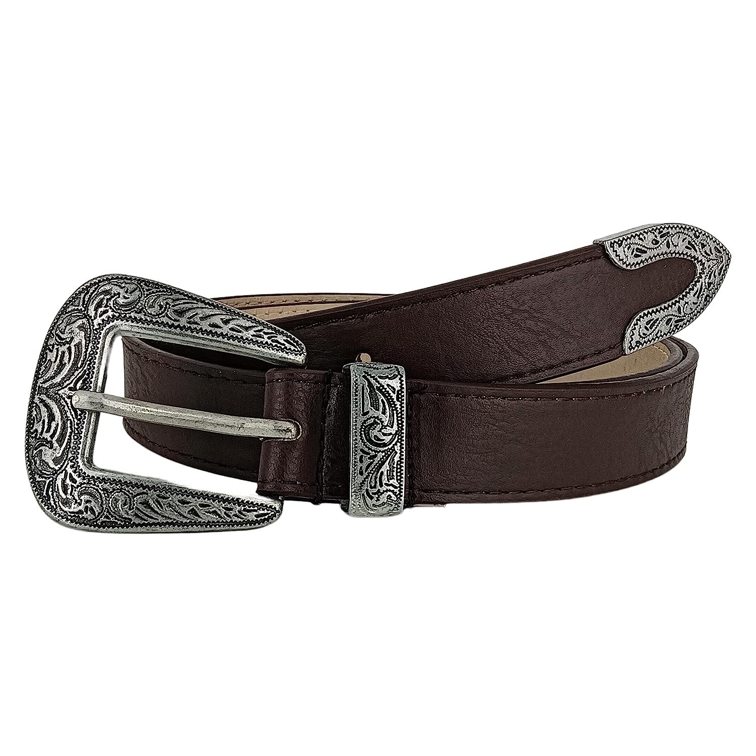 Redhorns Elastic Ladies Wide Belt#color_brown