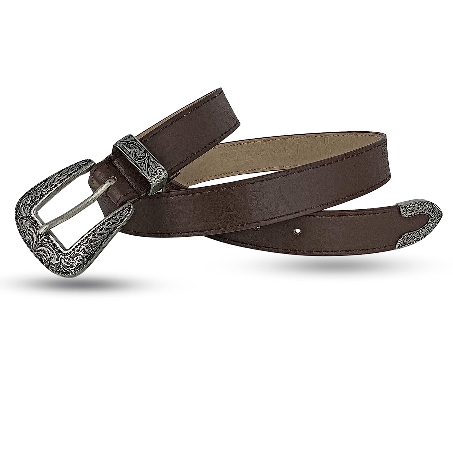 Redhorns Elastic Ladies Wide Belt#color_brown