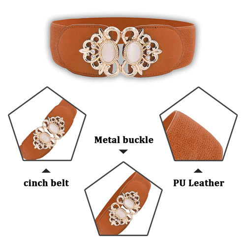 Ladies belt#color_brown