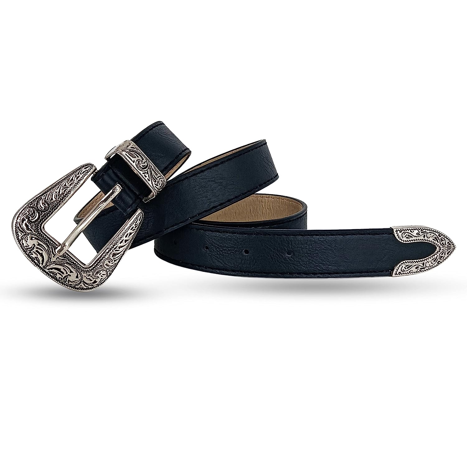 Redhorns Elastic Ladies Wide Belt#color_black