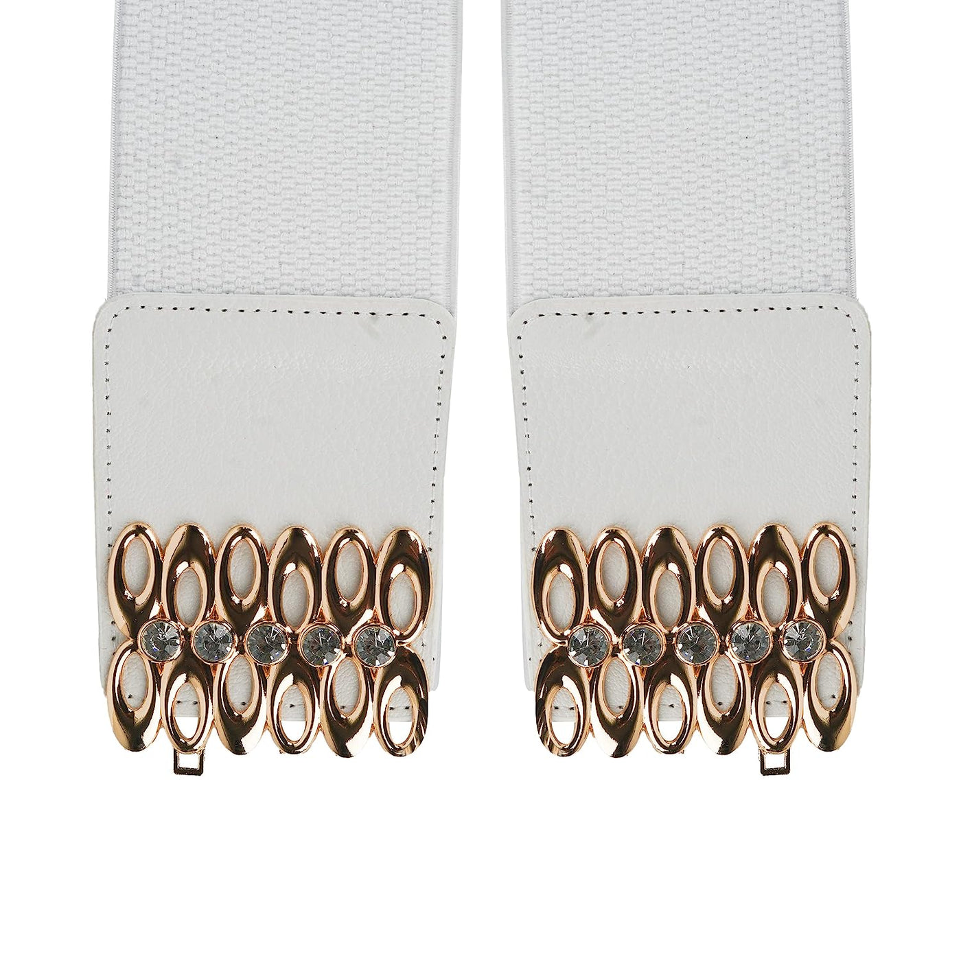 Redhorns Elastic Ladies Wide Corset Belt#color_white
