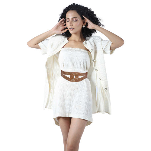 Redhorns Elastic Ladies Wide Belt#color_brown