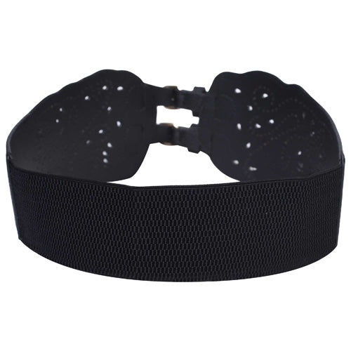 Redhorns Elastic Ladies Wide Belt#color_black