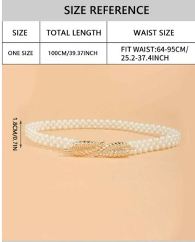 Pearl Hips Belt | Elegant Design Hip Waist Belt For Saree - (LD004)