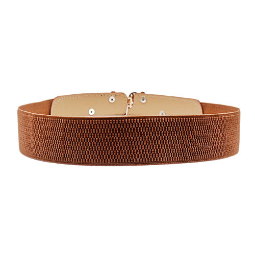 Redhorns Elastic Ladies Belt#color_brown