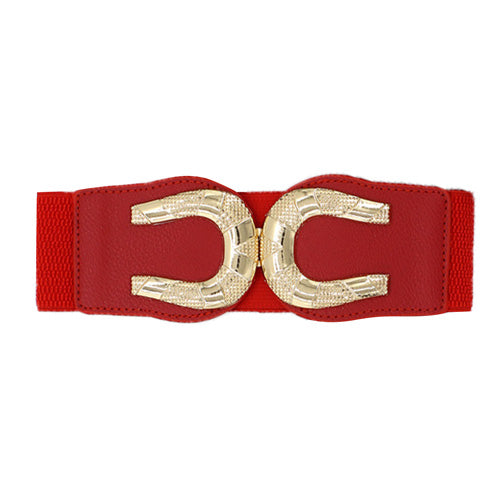 Redhorns Designer Ladies Belt | C-Shaped Design Ladies Elastic Belt - (LD009)