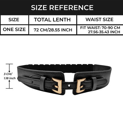 Women's Belt Black#color_black