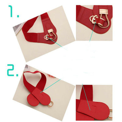 Elegant Design Ladies Elastic Belt - (LD008)