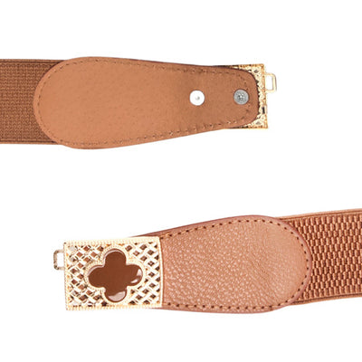 Redhorns Elastic Ladies Belt#color_brown
