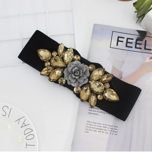 Redhorns Elastic Ladies Belt#color_gold