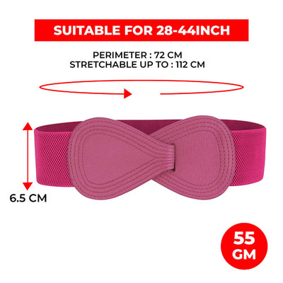 Redhorns Elastic Ladies Belt#color_pink