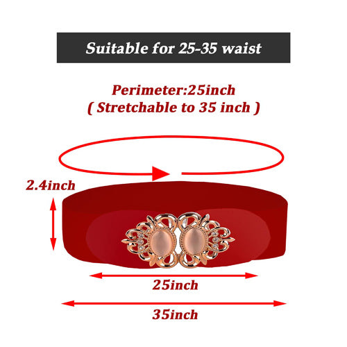 Ladies belt#color_red
